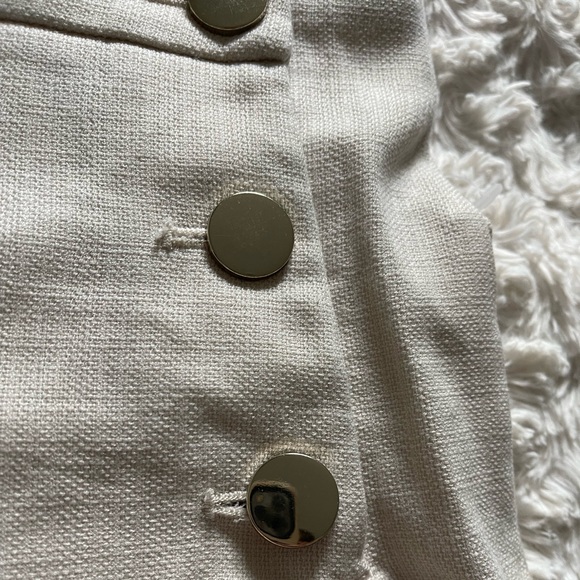 H&M Old Money High-Waisted Classy Summer Shorts Sz 6 - Picture 4 of 6